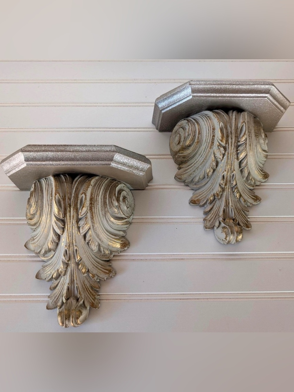 PAIR Vintage Pair of Home Interiors Ornate Wall Decor